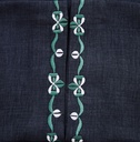 A16 Green Bows Abaya